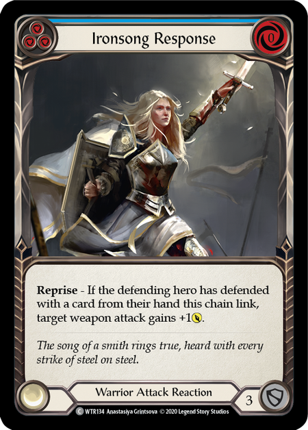 Ironsong Response (Blue) (FOIL)