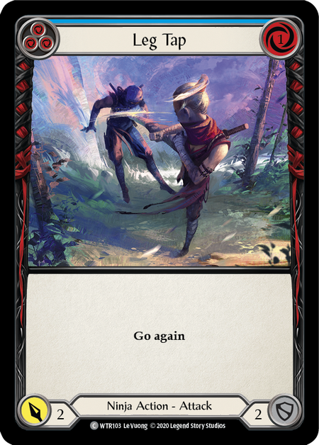 Leg Tap (Blue) (FOIL)