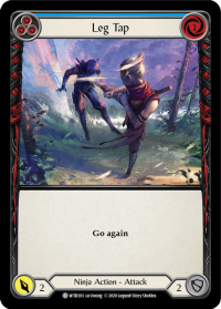 flesh and blood welcome to rathe leg tap blue foil