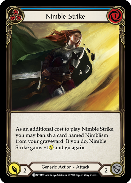 Nimble Strike (Blue) (FOIL)