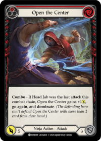 flesh and blood welcome to rathe open the center red foil