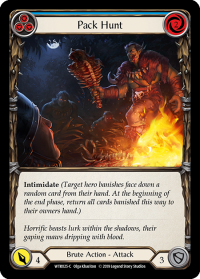 flesh and blood welcome to rathe pack hunt blue