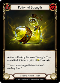 flesh and blood welcome to rathe potion of strength