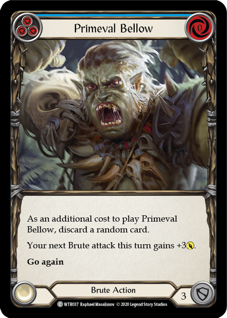 Primeval Bellow (Blue) (FOIL)
