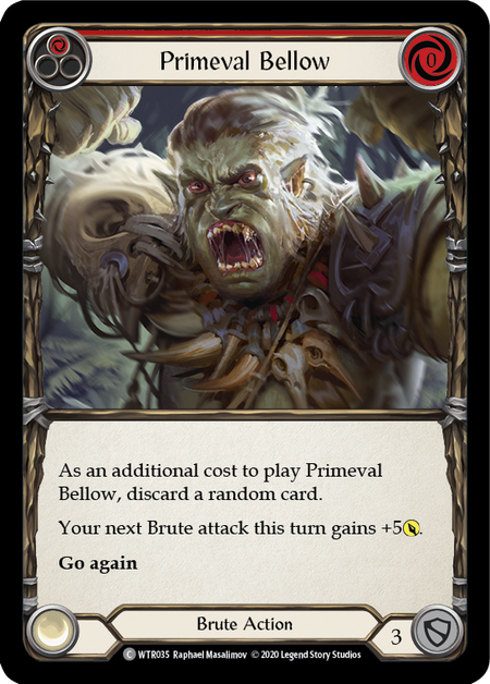 Primeval Bellow (Red) (FOIL)