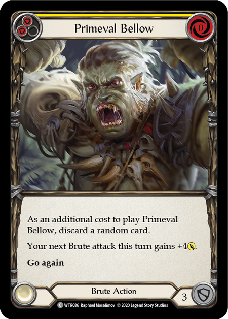 Primeval Bellow (Yellow) (FOIL)