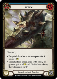 flesh and blood welcome to rathe pummel blue foil