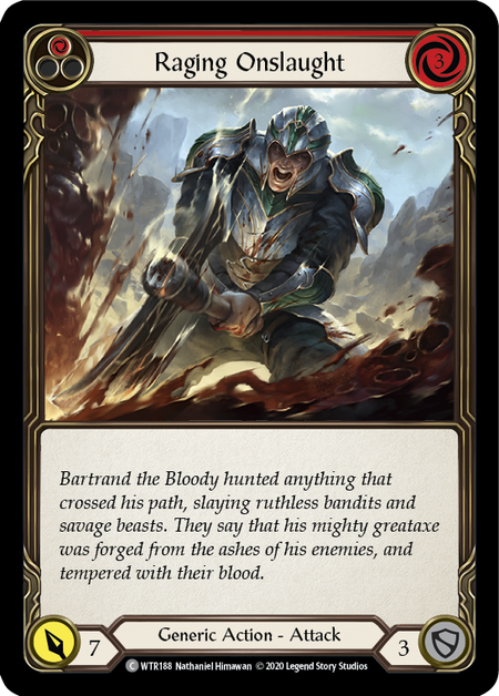 Raging Onslaught (Red) (FOIL)