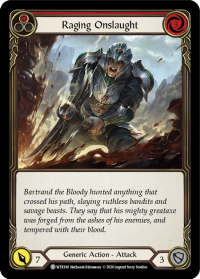 flesh and blood welcome to rathe raging onslaught red foil