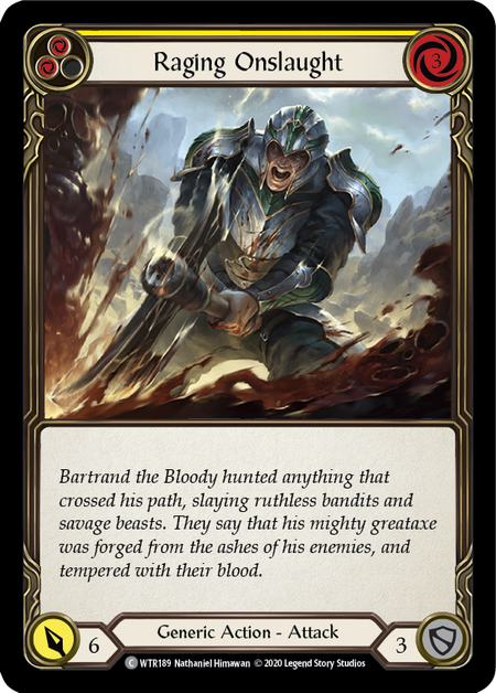 Raging Onslaught (Yellow) (FOIL)