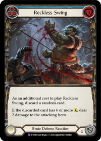 flesh and blood welcome to rathe reckless swing foil