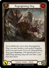 flesh and blood welcome to rathe regurgitating slog red