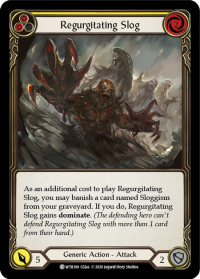 flesh and blood welcome to rathe regurgitating slog yellow foil