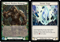 flesh and blood welcome to rathe rhinar reckless rampage seismic surge