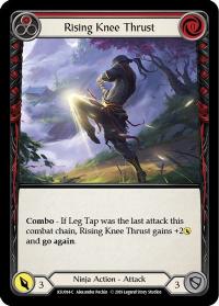flesh and blood welcome to rathe rising knee thrust red