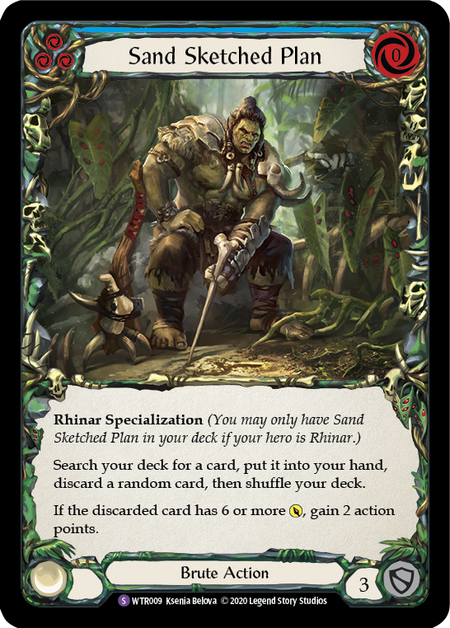 Sand Sketched Plan (FOIL)