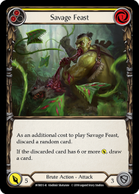 flesh and blood welcome to rathe savage feast yellow
