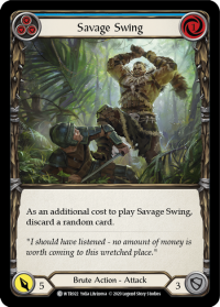 flesh and blood welcome to rathe savage swing blue foil