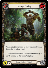 flesh and blood welcome to rathe savage swing yellow