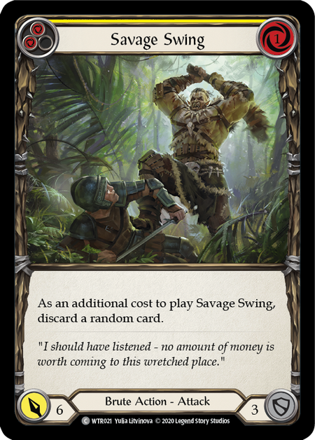 Savage Swing (Yellow) (FOIL)