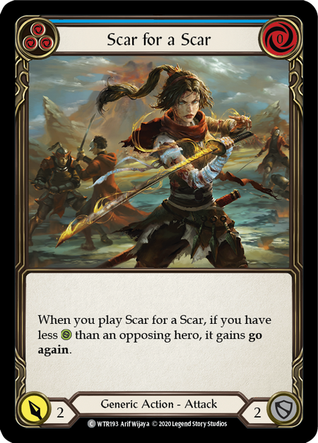 Scar for a Scar (Blue) (FOIL)
