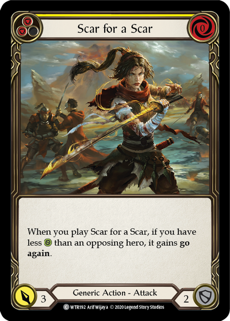 Scar for a Scar (Yellow) (FOIL)