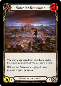 flesh and blood welcome to rathe scour the battlescape blue
