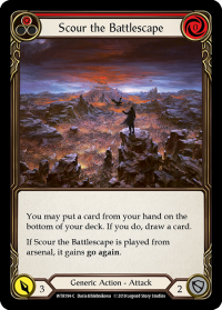 flesh and blood welcome to rathe scour the battlescape red