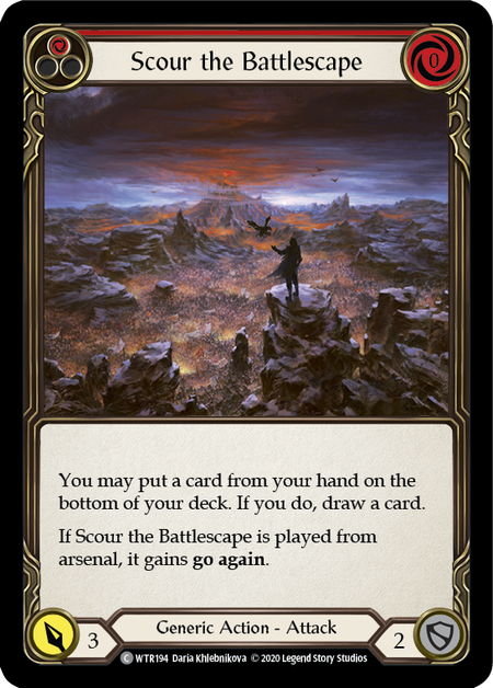 Scour the Battlescape (Red) (FOIL)