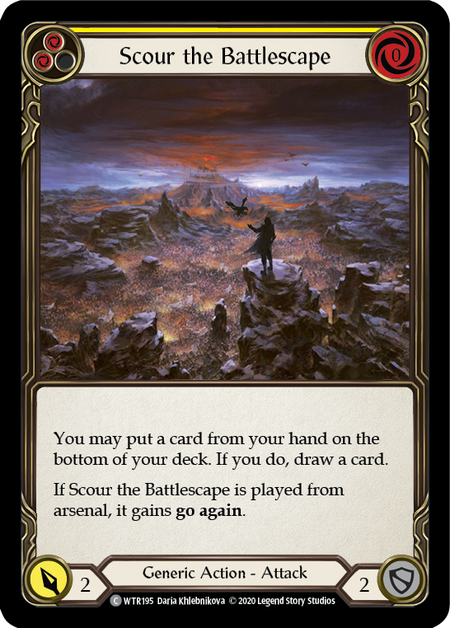 Scour the Battlescape (Yellow) (FOIL)