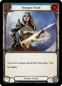 flesh and blood welcome to rathe sharpen steel blue foil