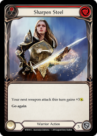 flesh and blood welcome to rathe sharpen steel red