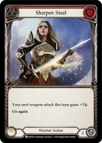 flesh and blood welcome to rathe sharpen steel red foil