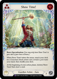 flesh and blood welcome to rathe show time foil