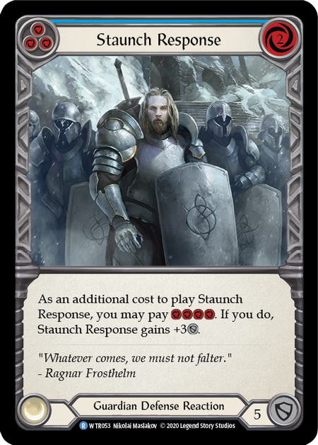 Staunch Response (Blue) (FOIL)