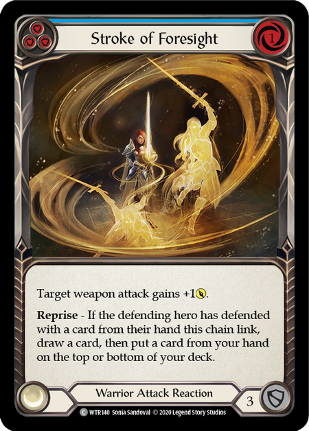 Stroke of Foresight (Blue) (FOIL)