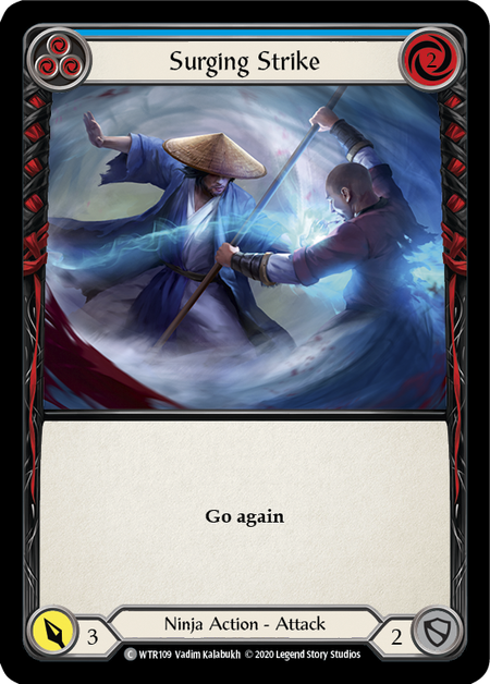 Surging Strike (Blue) (FOIL)