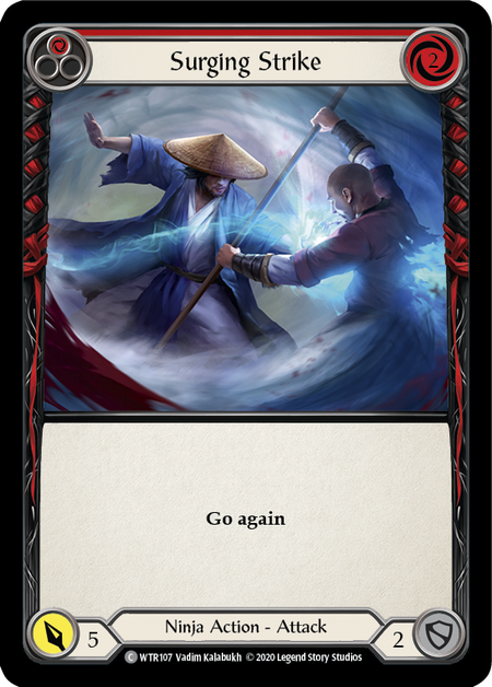 Surging Strike (Red) (FOIL)