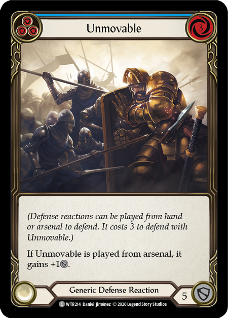 Unmovable (Blue) (FOIL)