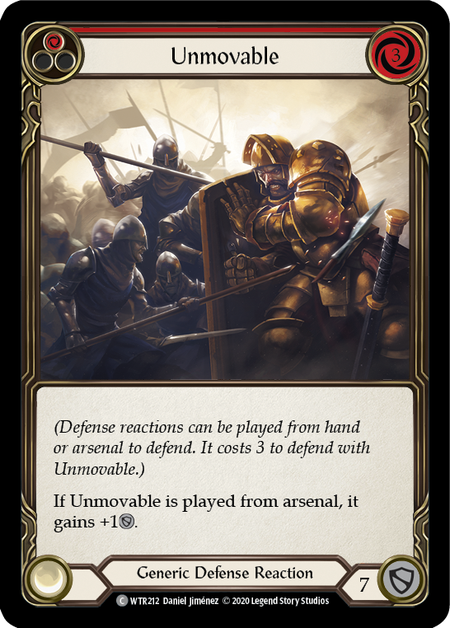 Unmovable (Red) (FOIL)