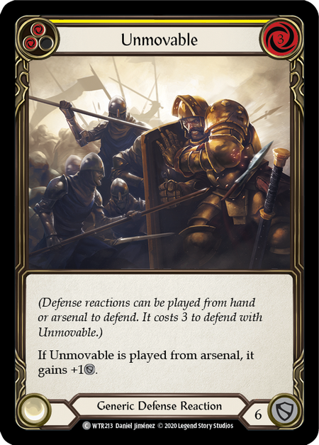 Unmovable (Yellow) (FOIL)