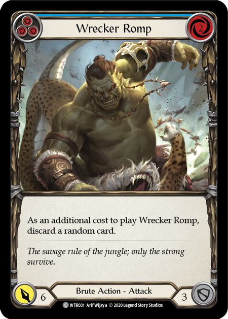 Wrecker Romp (Blue) (FOIL)