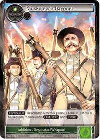 force of will crimson moons fairy tale musketeer s bayonet