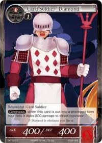 force of will the castle of heaven and the two towers card soldier diamond