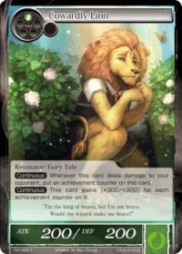 force of will the castle of heaven and the two towers cowardly lion