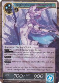 force of will the milennia of ages moojdart the queen of fantasy world foil