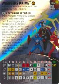 heroclix avengers 60th anniversary avengers prime l060