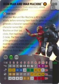 heroclix avengers 60th anniversary iron man and war machine l043