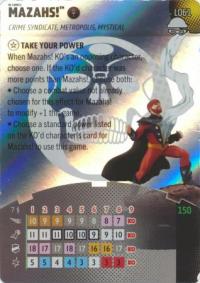 heroclix dc notorious mazahs l061
