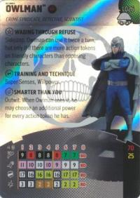 heroclix dc notorious owlman l026
